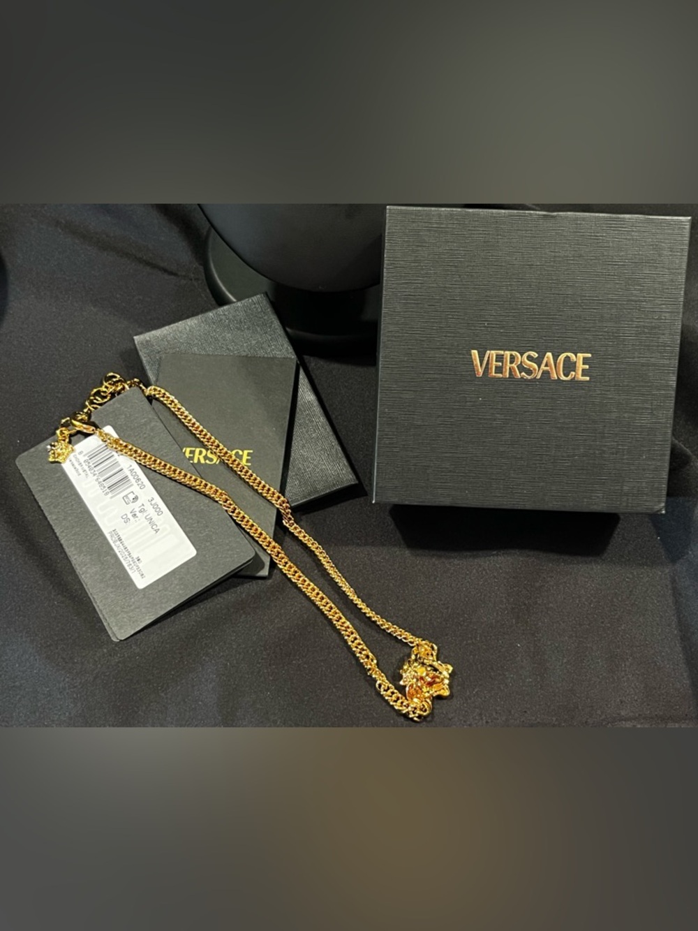 VERSACE La Medusa Gold Plated Necklace